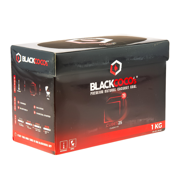 Уголь Blackcoco’s Кокосовый 72 Шт (25 Мм) в Томске