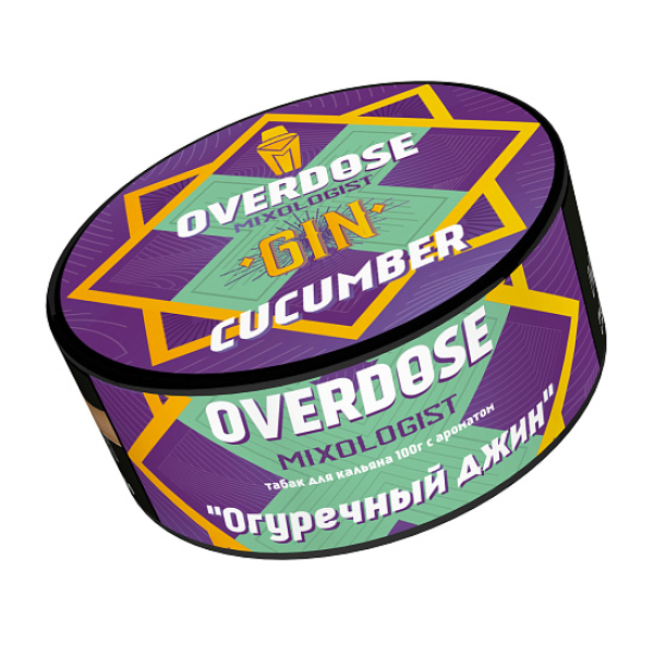 Табак Overdose Gin Cucumber  100 грамм в Томске