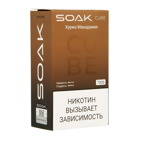 Soak Cube Хурма Макадамия 7000 Затяжек в Томске