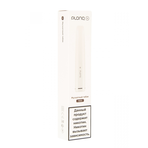 Plonq Plus Мускатный Табак (1500 Затяжек) 20 Мг в Томске