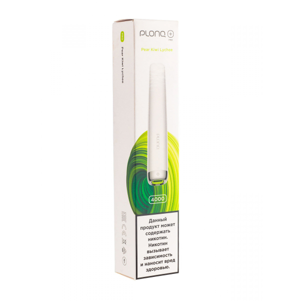 Plonq Plus Pro Груша Киви Личи (4000 Затяжек) 20 Мг в Томске