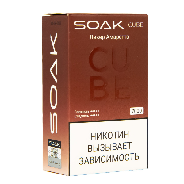 Soak Cube Ликер Амаретто 7000 Затяжек в Томске