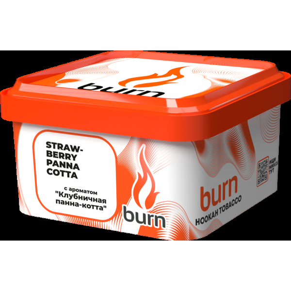 Табак Burn Strawberry Panna-Cotta  200 грамм в Томске