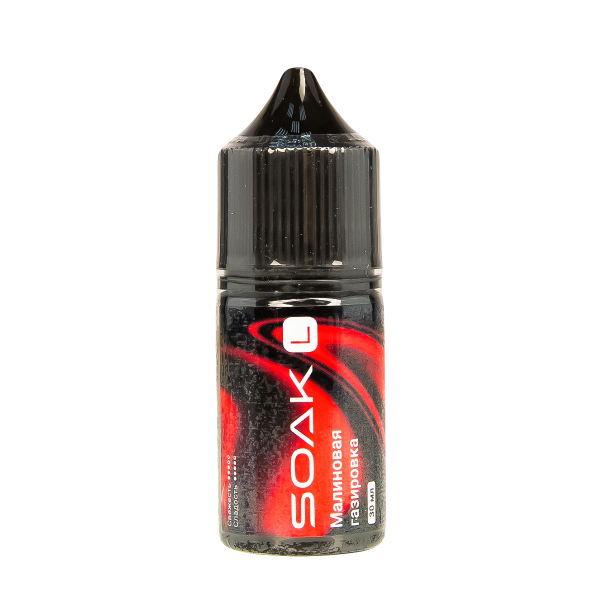 Жидкость Soak L30 Raspberry Soda 30 Мл 2 Мг в Томске