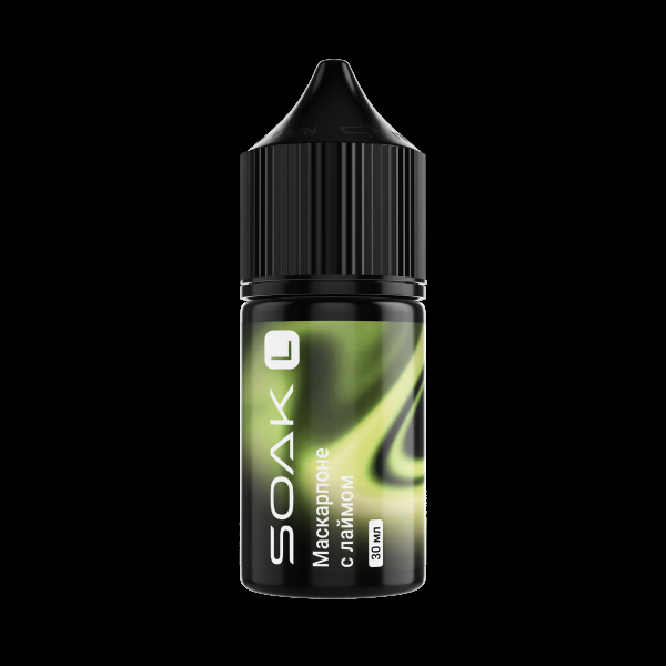 Жидкость Soak L30 Mascarpone Lime 30 Мл 2 Мг в Томске