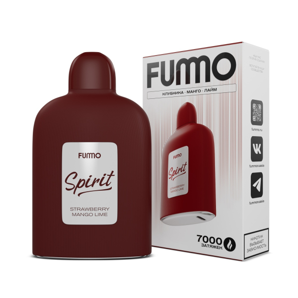 Электронка Fummo Spirit Клубника Манго Лайм  в Томске