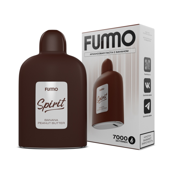 Электронка Fummo Spirit Арахисовая Паста С Бананом  в Томске