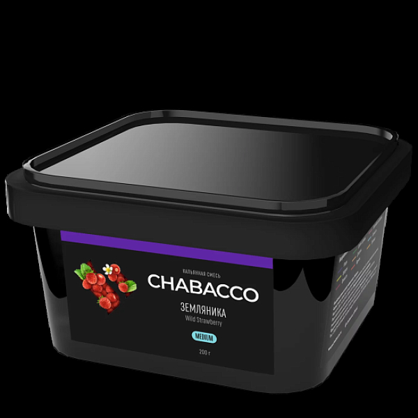 Смесь Chabacco Wild Strawberry    Medium 200 гр в Томске