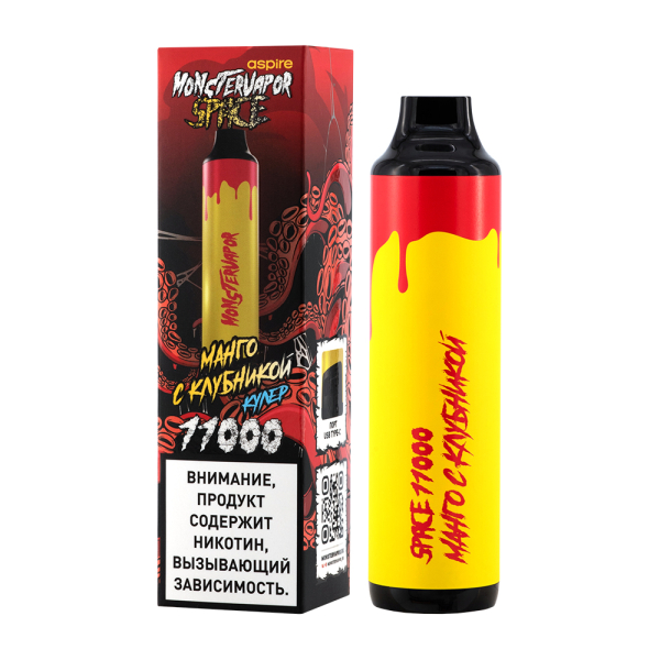 Электронка Monstervapor Space Манго И Клубника (11000 Затяжек) в Томске