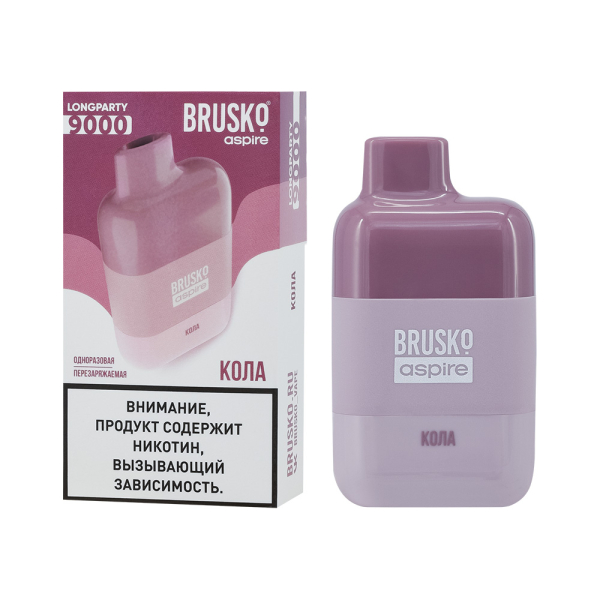 Электронка Brusko Longparty Кола (9000 Затяжек) в Томске