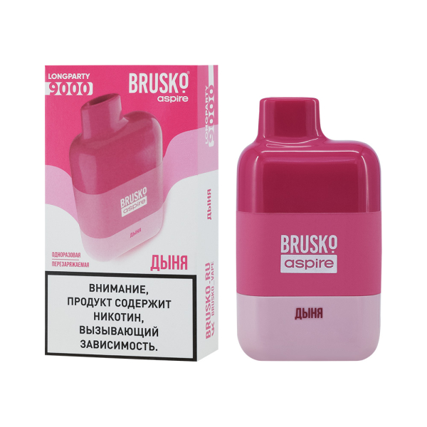 Электронка Brusko Longparty Дыня (9000 Затяжек) в Томске