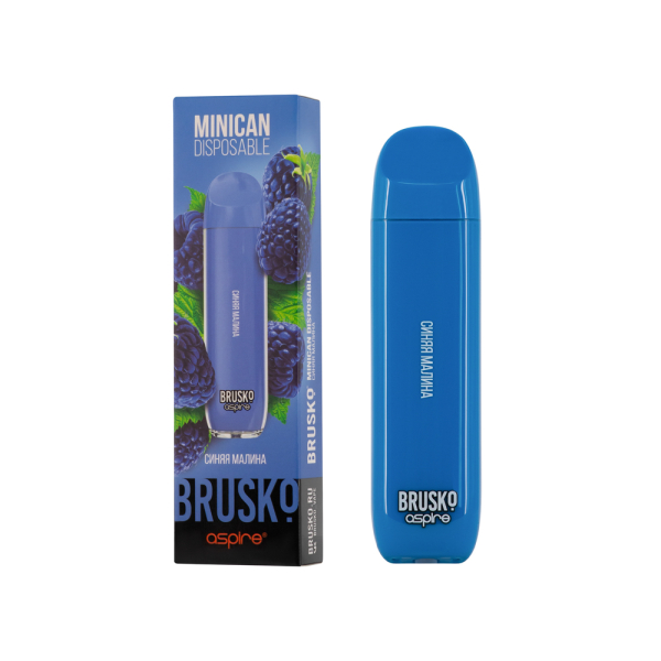 Электронка Brusko Minican Синяя Малина (1500 Затяжек) в Томске