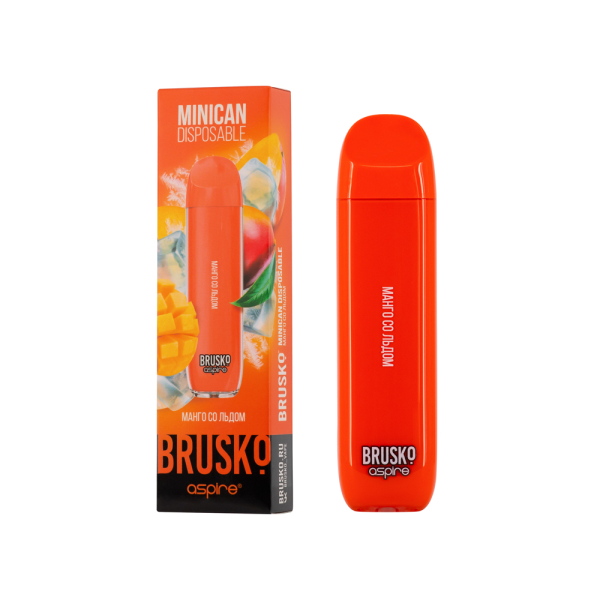 Электронка Brusko Minican Манго Со Льдом (1500 Затяжек) в Томске