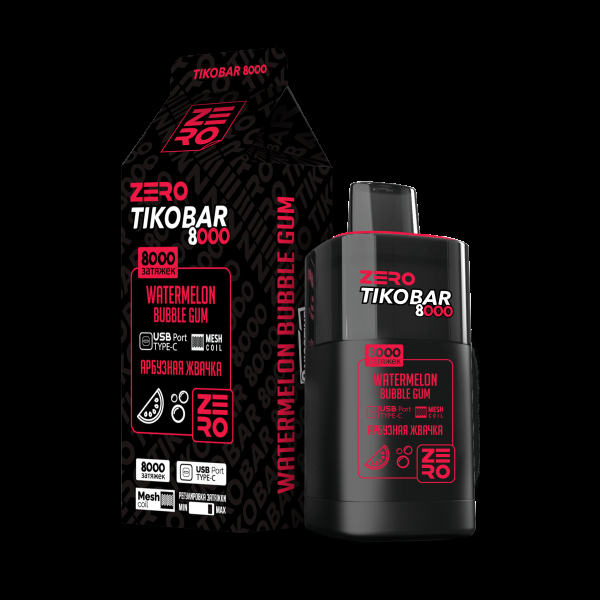 Электронка Tikobar Zero Арбузная Жвачка 8000 Затяжек в Томске