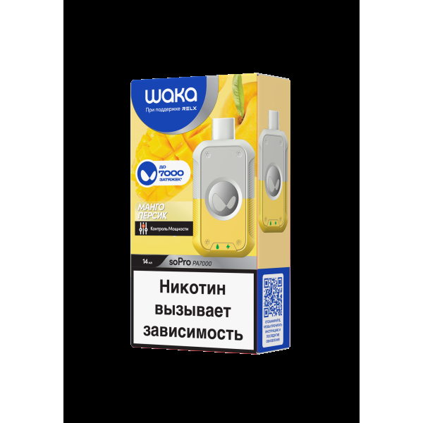 Электронка Waka Манго Персик (7000 Затяжек) в Томске