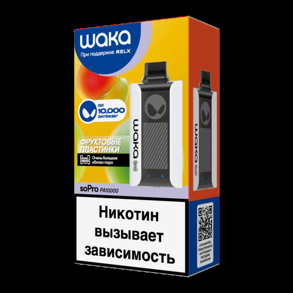 Электронка Waka Фруктовые Пластинки(10000 Затяжек) в Томске