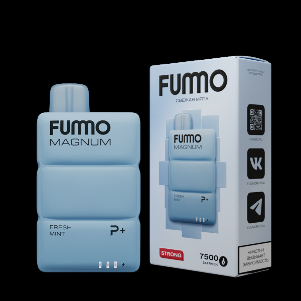 Электронка Fummo Magnum Свежая Мята (7500 Затяжек) в Томске