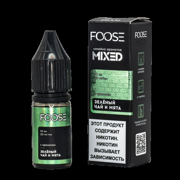 Жидкость Foose Mixed Зеленый Чай И Мята 10 Мл в Томске