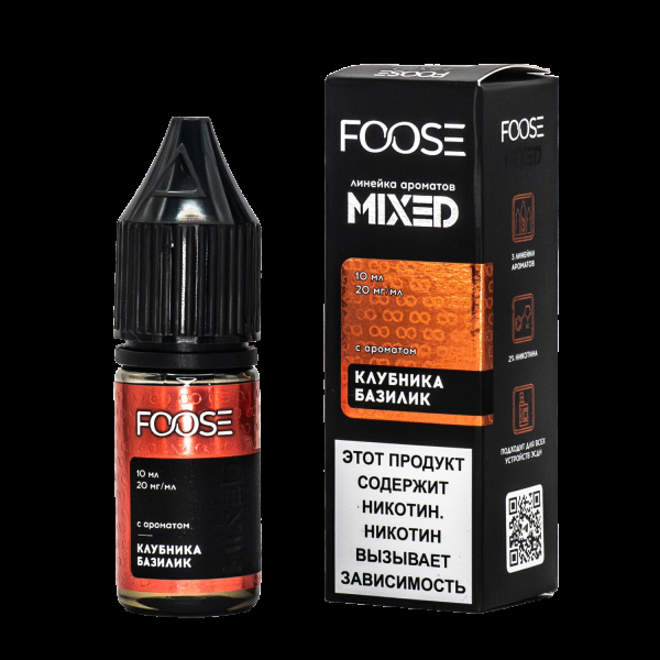 Жидкость Foose Mixed Клубника Базилик 10 Мл в Томске