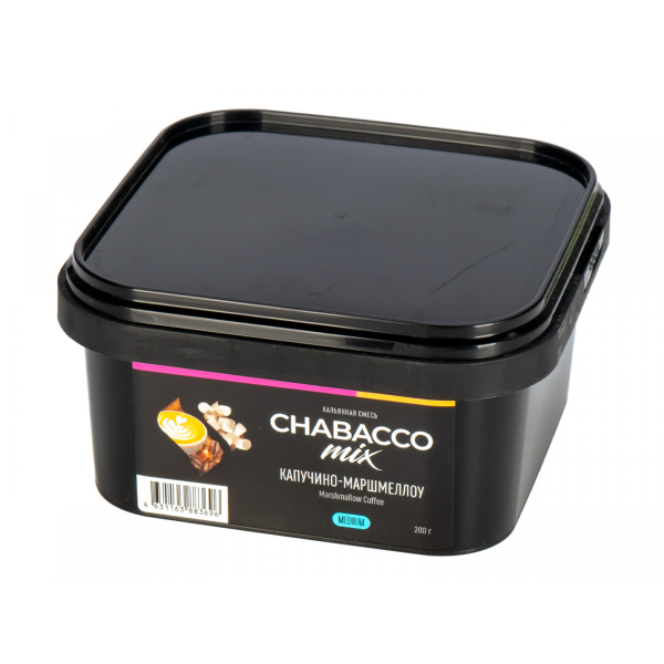 Смесь Chabacco Mix Medium Cappuccino Marshmallow  200 гр в Томске