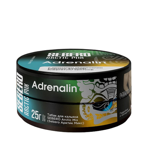 Табак Sebero Arctic Mix Adrenalin  25 грамм в Томске