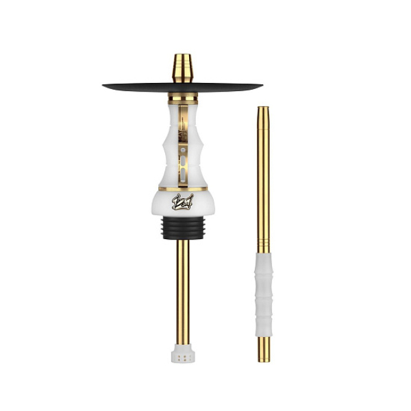 Кальян Alpha Hookah Beat White Gold Прозрачная Колба  в Томске