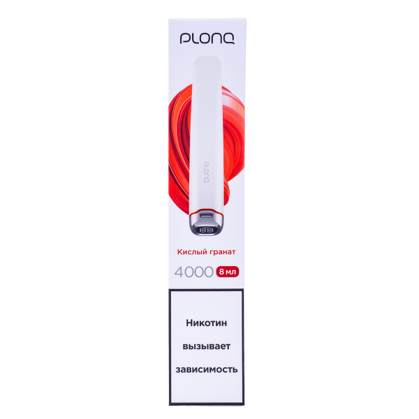Электронка Plonq Plus Pro Кислый Гранат (4000 Затяжек) 20 Мг в Томске