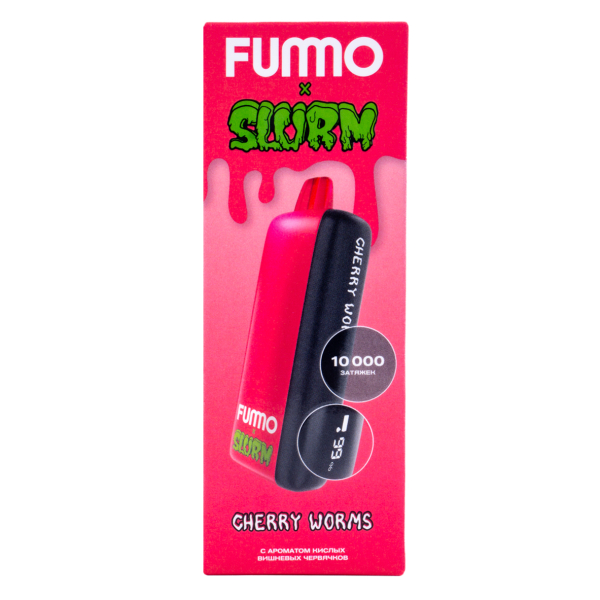 Электронка Fummo Indic Slurm Кислые Вишневые Червячки (10 000 Затяжек) в Томске