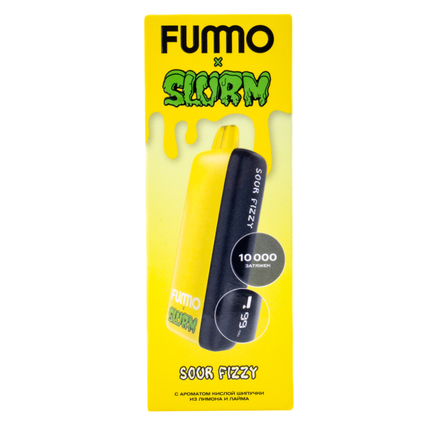 Электронка Fummo Indic Slurm Кислая Шипучка Из Лимона И Лайма (10 000 Затяжек) в Томске