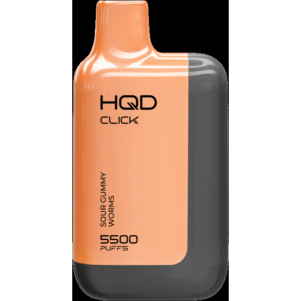 POD-система Hqd Click Устройство + Картридж Кислые Мармеладные Червячки (5500 Затяжек) в Томске