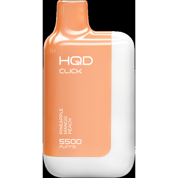POD-система Hqd Click Устройство + Картридж Ананас Манго Персик (5500 Затяжек) в Томске