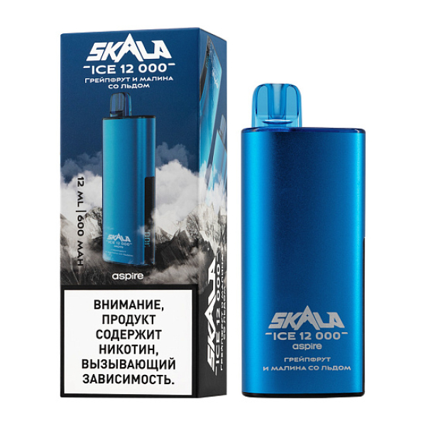 Электронка Skala Ice 12000 Грейпфрут И Малина Со Льдом в Томске