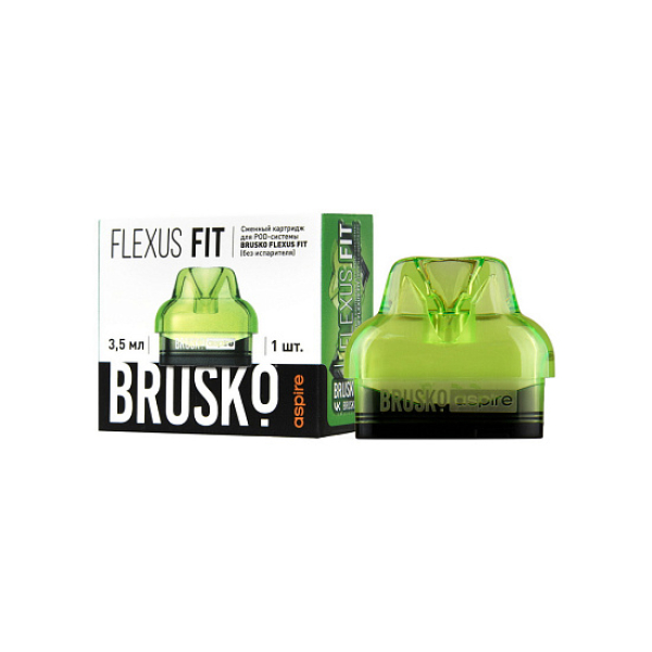 Сменный Картридж Brusko Flexus Fit (Зеленый) 3,5 Мл, Упак. 1 Шт в Томске