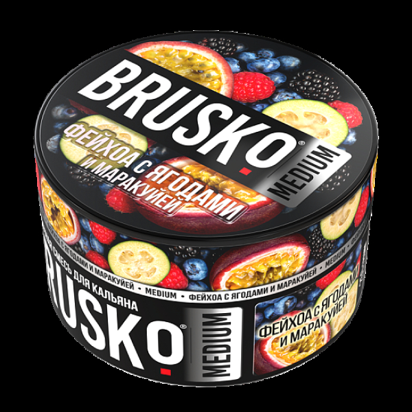 Смесь Brusko Фейхоа С Ягодами И Маракуйей (Medium)  250 гр в Томске