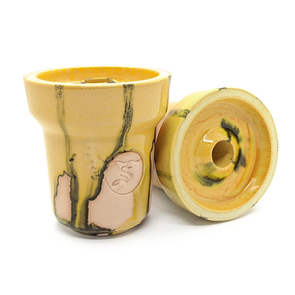 Чаша St Bowls Phunnel Glaze Желтая С Полосками в Томске