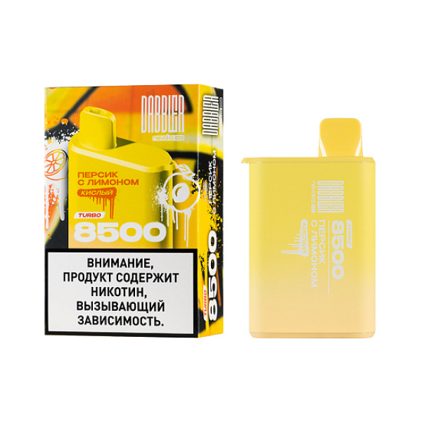 Электронка Dabbler Turbo Персик С Лимоном 8500 затяжек в Томске