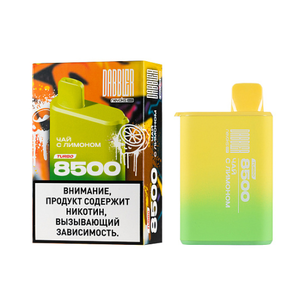 Электронка Dabbler Turbo Чай С Лимоном 8500 затяжек в Томске