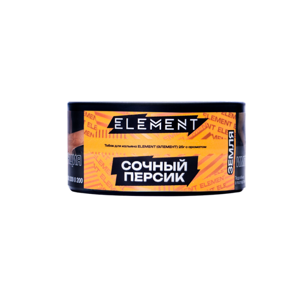 Табак Element Земля Rich Peach 25 грамм в Томске