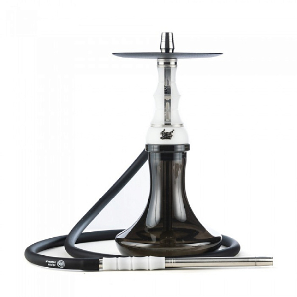 Кальян Alpha Hookah Beat White Silver Тонированн Колба  в Томске