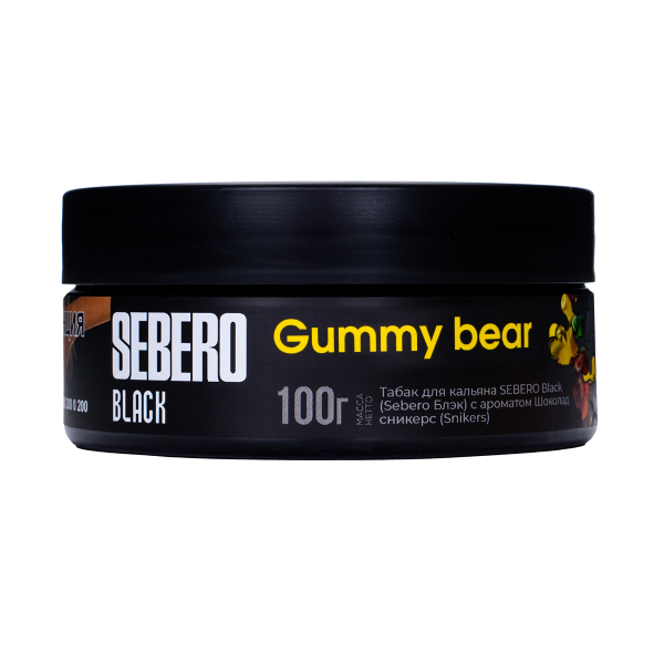 Табак Sebero Black Gummy Bear 100 грамм в Томске