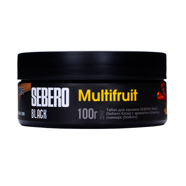 Табак Sebero Black Multifruit 100 грамм в Томске