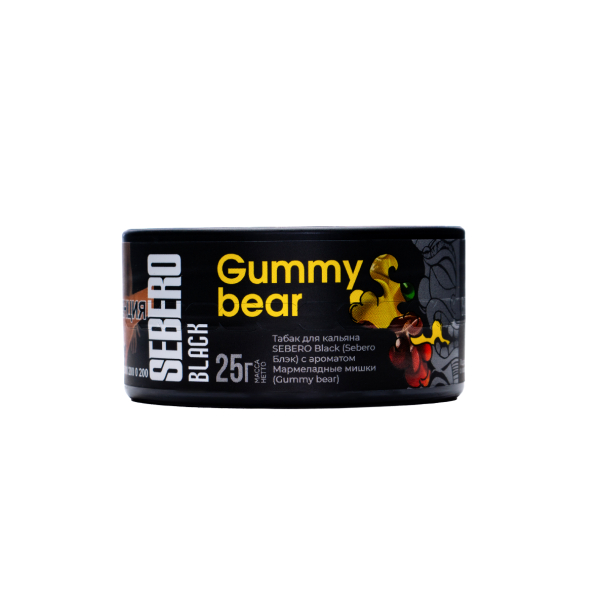 Табак Sebero Black Gummy Bear 25 грамм в Томске