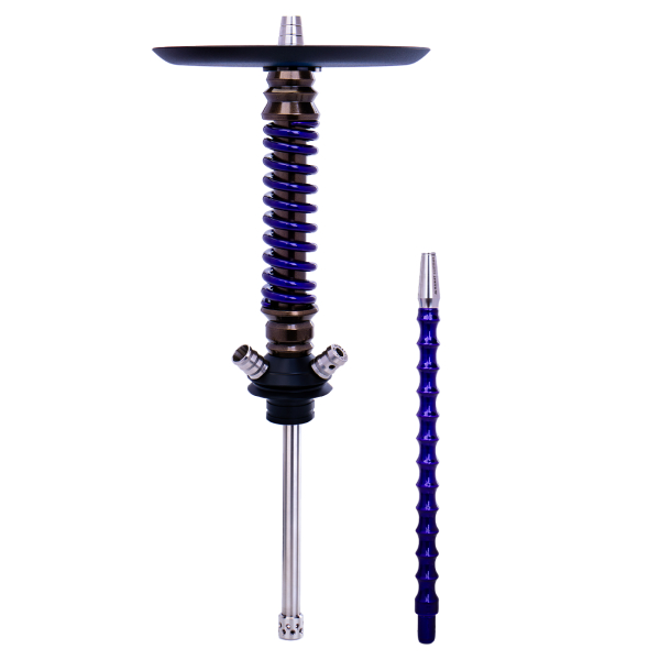 Кальян Mamay Customs Coilovers Mini Бронза Фиолетовый Лак в Томске
