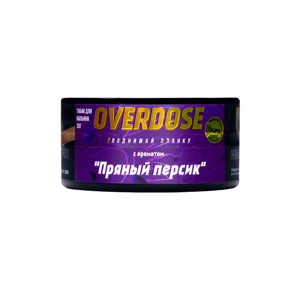 Табак Overdose Kashmir Peach 25 грамм в Томске