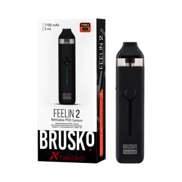 POD-система Brusko Feelin 2 Черный в Томске