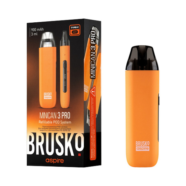 POD-система Brusko Minican 3 Pro оранжевый в Томске