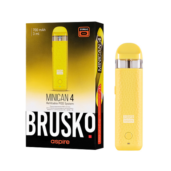 POD-система Brusko Minican 4 Желтый в Томске