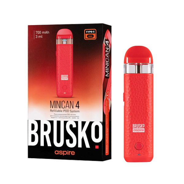 POD-система Brusko Minican 4 Красный в Томске