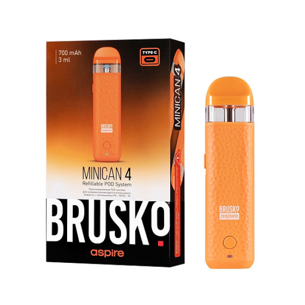 POD-система Brusko Minican 4 Оранжевый в Томске