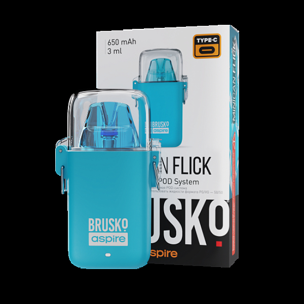 POD-система Brusko Minican Flick Голубой в Томске